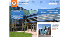 Desktop Screenshot of candoaluminum.net